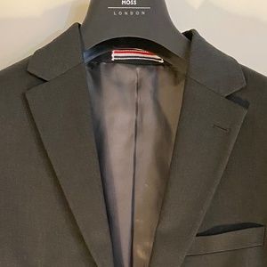 Charcoal Grey Moss London Slim Suit